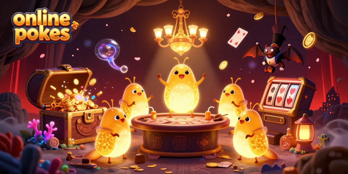 Light up your online pokies experience with vibrant glowworms and thrilling game elements!